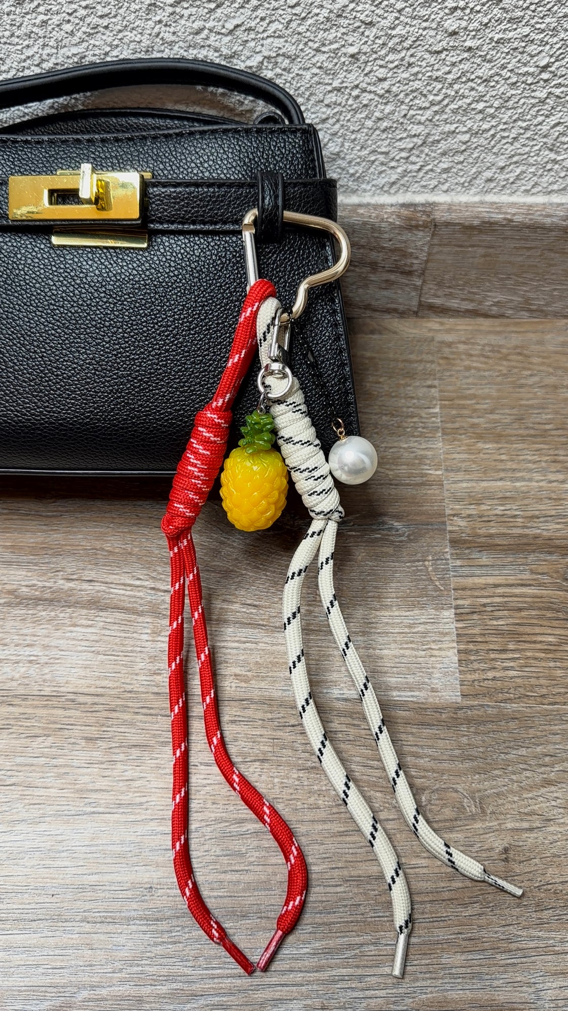 Double porte clés ananas