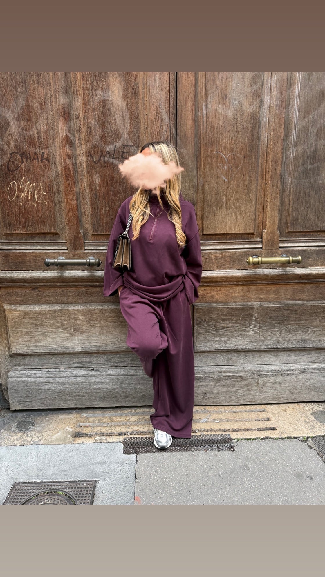 Ensemble confort bordeaux