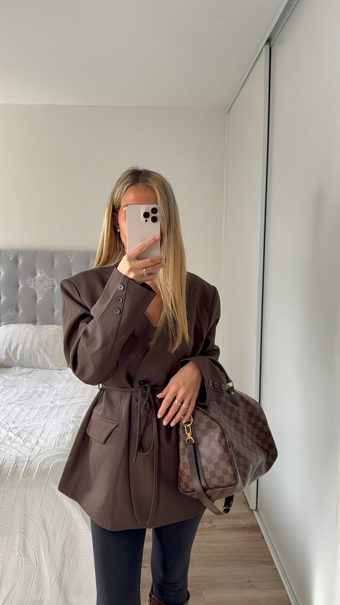 Blazer cintré Marron