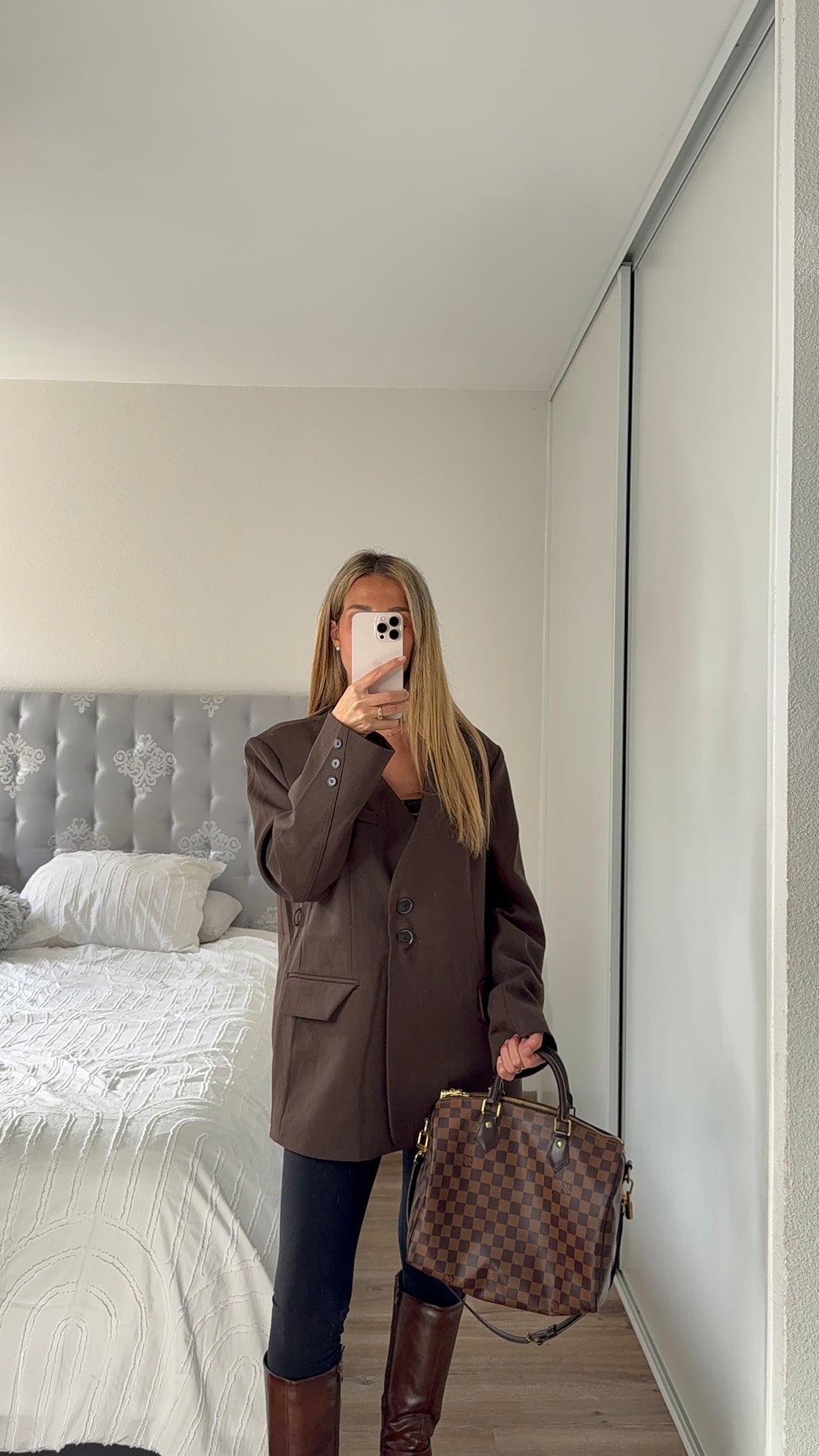 Blazer cintré Marron