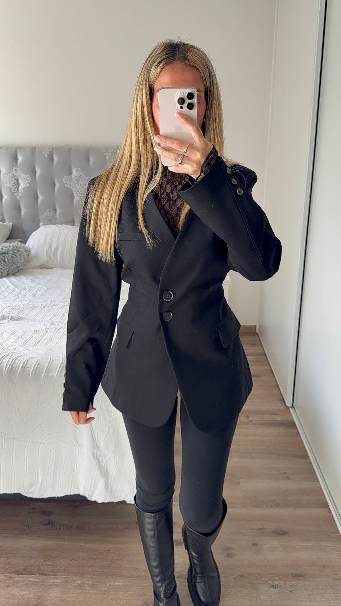 Blazer cintré Noir