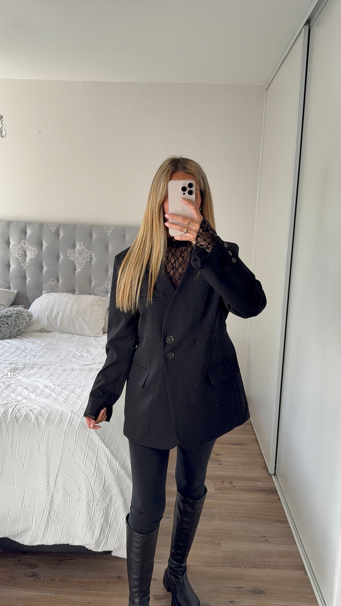 Blazer cintré Noir