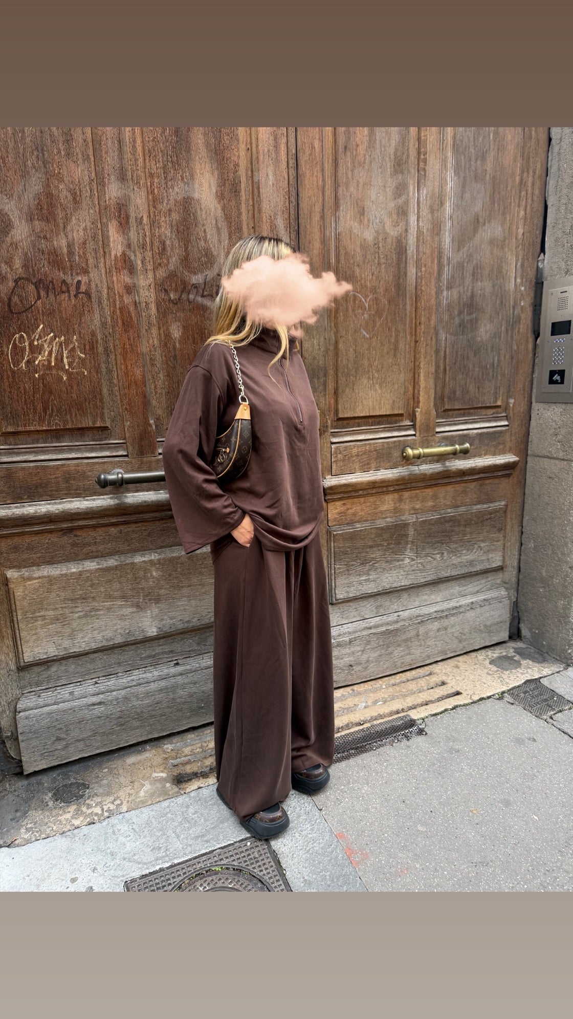 Ensemble confort marron