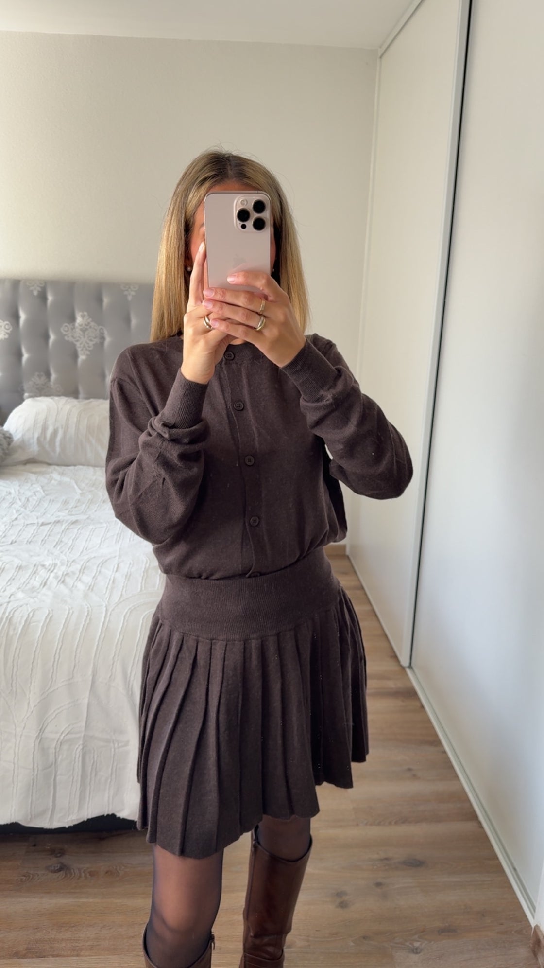 Ensemble jupe gillet